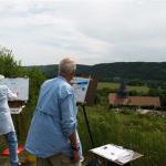 Painting on a Hill above Giverny